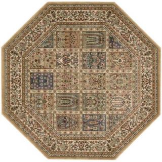 Nourison Rug Boutique Empire Beige 5 ft. 3 in. Octagon Area Rug 694218