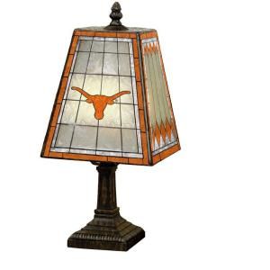 The Memory Company NCAA 14 in. Texas Longhorns Art Glass Table Lamp DISCONTINUED COL TEX 462