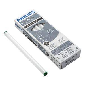 Philips 24 in. T12 20 Watt Cool White (4100K) Linear Fluorescent Light Bulb (10 Pack) 409458 at The Home Depot