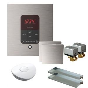 Mr. Steam MS Butler 2 Package with iTempo Pro Square Programmable Control for Steam Bath Generator in Brushed Nickel MSBUTLER2SQ BN