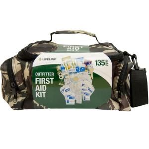 Lifeline 135 Piece ANSI Outfitter Emergency First Aid Kit Camouflage Duffel Bag 4039