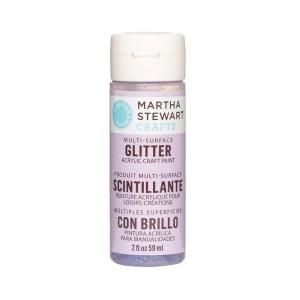 Martha Stewart Crafts 2 oz. Sugar Plum Multi Surface Glitter Acrylic Craft Paint 32150