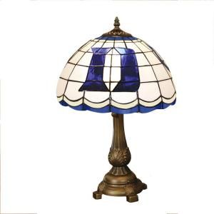 The Memory Company NCAA Duke Blue Devils Stained Glass Tiffany Table Lamp COL DUK 500