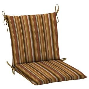 Hampton Bay Rustic Stripe Mid Back Outdoor Chair Cushion AC18552X 9D1