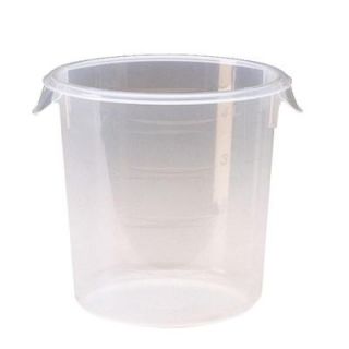 Rubbermaid Commercial Products 4 qt. Clear Round Storage Container RCP 5721 24 CLE