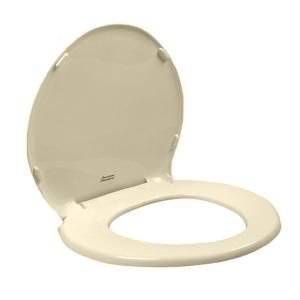 American Standard Champion Slow Close Round Front Toilet Seat with Cover in Bone 5330.010.021