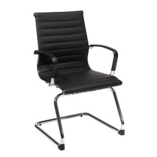 Office Star Eco Leather Visitors Chair 74653 Finish: Chocolate