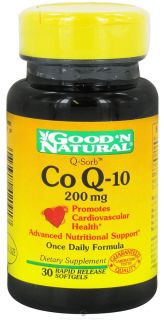 Good N Natural   CoQ 10 200 mg.   30 Softgels