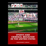 Fair or Foul Sports and Criminal Behavior in the United States
