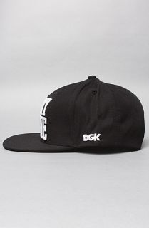 DGK The Zone Snapback Cap in Black