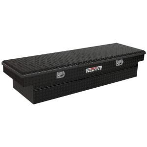 70 in. Aluminum Single Lid Full Size Crossover Tool Box with Gear Lock in Black 1 232002