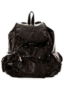 LeSportsac Voyager Backpack Black Patent