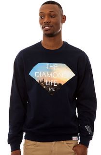 Diamond Supply Co. Diamond Life NYC Sweatshirt in Navy