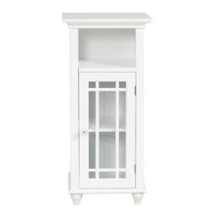 Elegant Home Fashions Albion 15 in. W x 12 in. D x 32 3/8 in. H Floor Cabinet in White 9HD350