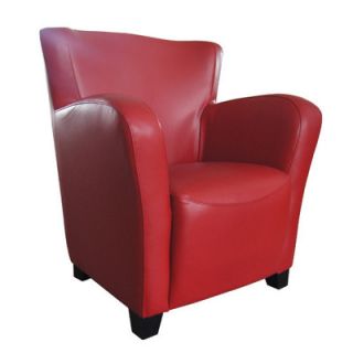 Moes Home Collection Bicast Leather Chair TW 1025 04 Color: Black