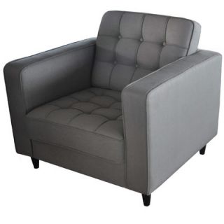 Moes Home Collection Romano Club Chair HV 1014 Color: Light Grey