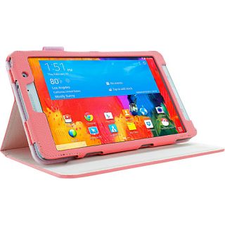 Samsung Galaxy Tab Pro 8.4 inch   Dual View Folio Case Pink   rooCASE La