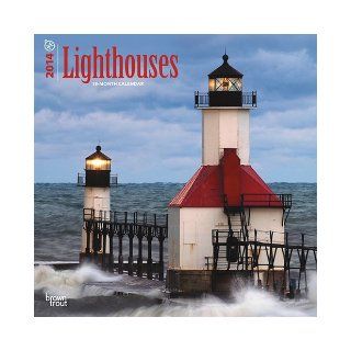 [2014 Calendar] Lighthouses 2014 Wall Calendar Standard Wall Calendar Books