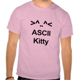 ASCII Kitty Shirts
