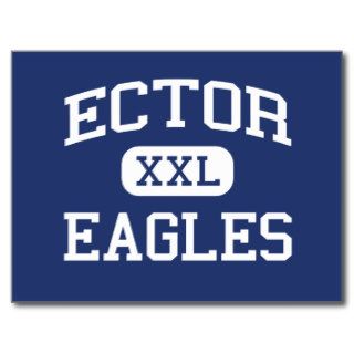 Ector   Eagles   Junior High School   Odessa Texas Postcard