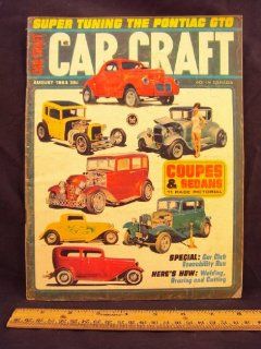 1964 64 August CAR CRAFT Magazine, Volume 12 Number # 4 (Features: Econability Run, 1rst ICCA Dodge Econablitlity Run / Fiery Fifty, Ron Whittle's Chpped and Sectioned '50 Ford is a "Winner" / Super Tunning Pontiac GTO): Car Craft: Books
