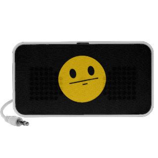 Poker Face Smiley face Mini Speakers