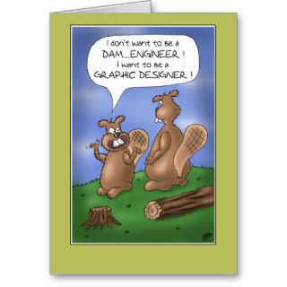 Funny Graduation Cards Beaver Teen Trouble