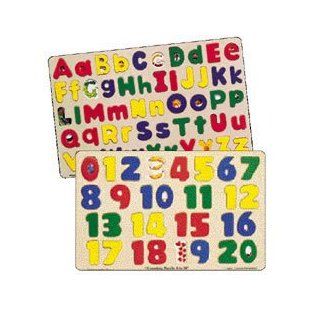 Numbers & ABC Puzzle Set: Toys & Games