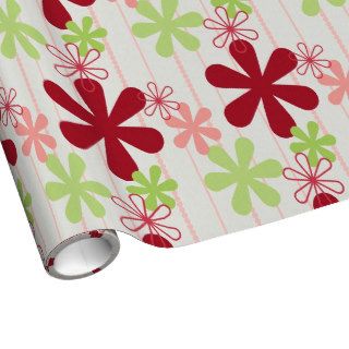 Retro Christmas Gift Wrapping Paper
