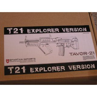 Tavor Tar 21 Airsoft Electric Gun AEG w/ Full Israeli Trademarks   Black : Airsoft Rifles : Sports & Outdoors