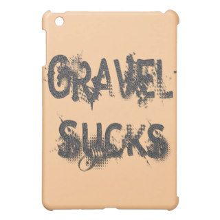 Gravel Sucks gray iPad Mini Case