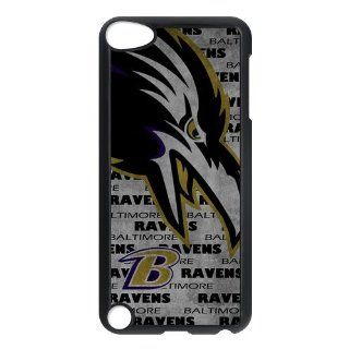 Custom Baltimore Ravens Cover Case for iPod Touch 5 5th IP5 9158: Cell Phones & Accessories