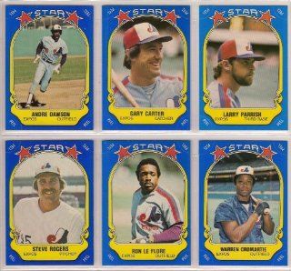 Montreal Expos 1981 Fleer Star Sticker Baseball Team Set (Gary Carter) (Andre Dawson) (Warren Cromartie) (Larry Parrish) (Steve Rogers) (Ron Le Flore) (Washington) (Baltimore): Everything Else