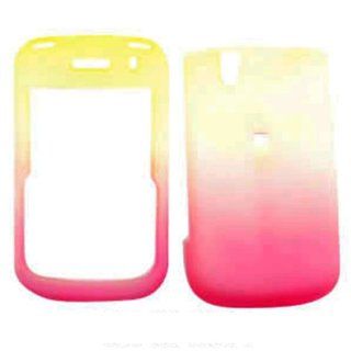 Blackberry Tour/bold 9650 9630 Yellow White Pink Frost Case Accessory Snap on Protector: Cell Phones & Accessories