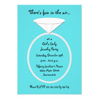 Jewelry Party Invitation Template