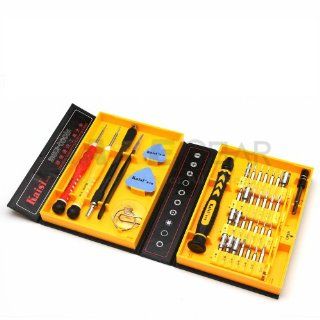 38 in 1 Premium Screwdriver Repair Kit Tools for Samsung Iphone Tablet Macbook Game Console With High Quality Case: Home Improvement