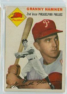 1954 Topps Baseball 24 Granny Hamner Phillies Good to Very Good: Sports Collectibles