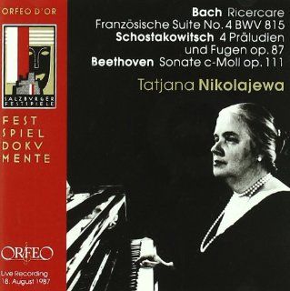Bach: French Suite No. 4 / Beethoven: Sonata / Shostakovich: 4 Preludes & Fugues: Music