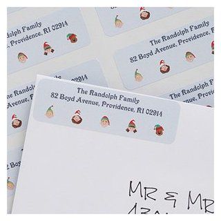 Holiday Family Personalized Character Return Address Labels : Office Products