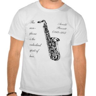 Saxophone Quote T Shirt