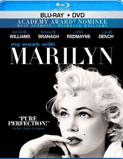 My Week with Marilyn (Blu ray + DVD): Michelle Williams, Emma Watson, Kenneth Branagh, Eddie Redmayne, Judi Dench, Simon Curtis: Movies & TV