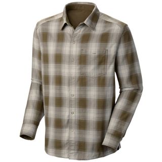 Mountain Hardwear Reeverse Grid Shirt   Long Sleeve (For Men)   BASIL (L )