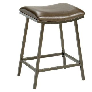Counter Stool Hillsdale Furniture Saddle Counter/Barstool with Nested Leg  