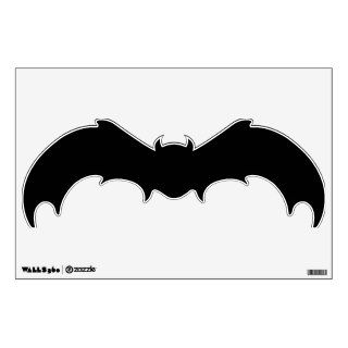 bat animal silhouette wall decal black GIANT