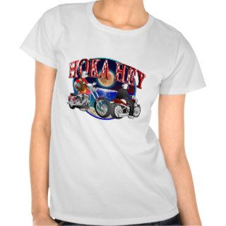 POLAR BEARS ON MOTORCYCLES HOKA HEY TEE SHIRT