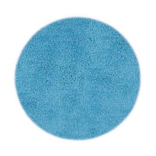 Home Decorators Collection Ultimate Shag Light Blue 8 ft. Round Area Rug 7575493560