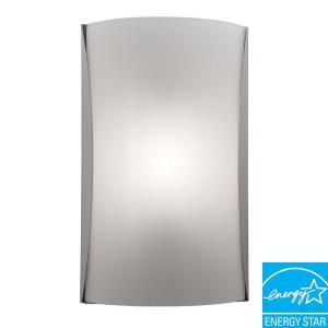 Illumine 1 Light Brushed Steel Wall Sconce with Opal Glass CLI CE 2050 7 56