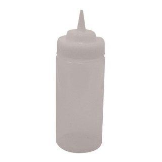 Tablecraft 11663C (6 ea) New 16 oz Clear Widemouth Squeeze Bottle Dispenser: Coasters: Kitchen & Dining