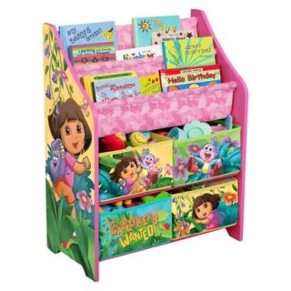 Kids Storage Unit: Nickelodeon Book and Toy Organizer   Dora The Explorer