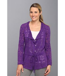Lole Mambo Cardigan Womens Sweater (Purple)